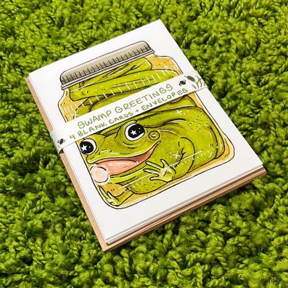 Swamp Greetings - Set of 4 Cards