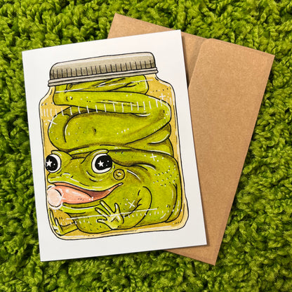 Treefrog Greeting Card