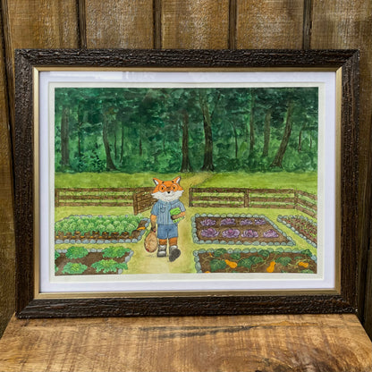 Fox's Garden - Original Painting