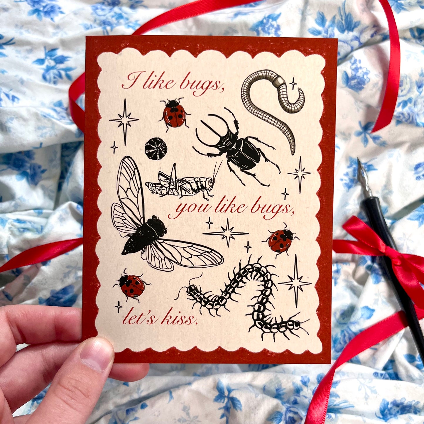 Bug Love Greeting Card