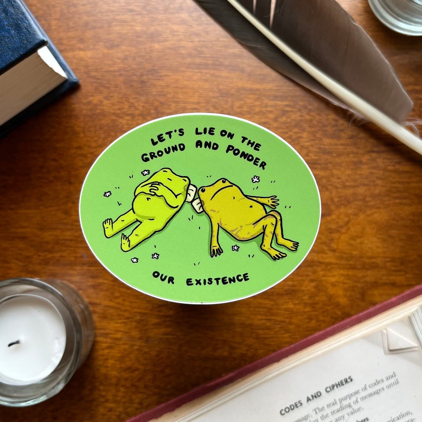 Frog and Toad Sticker