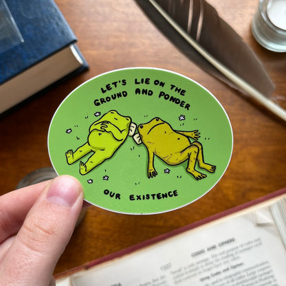 Frog and Toad Sticker