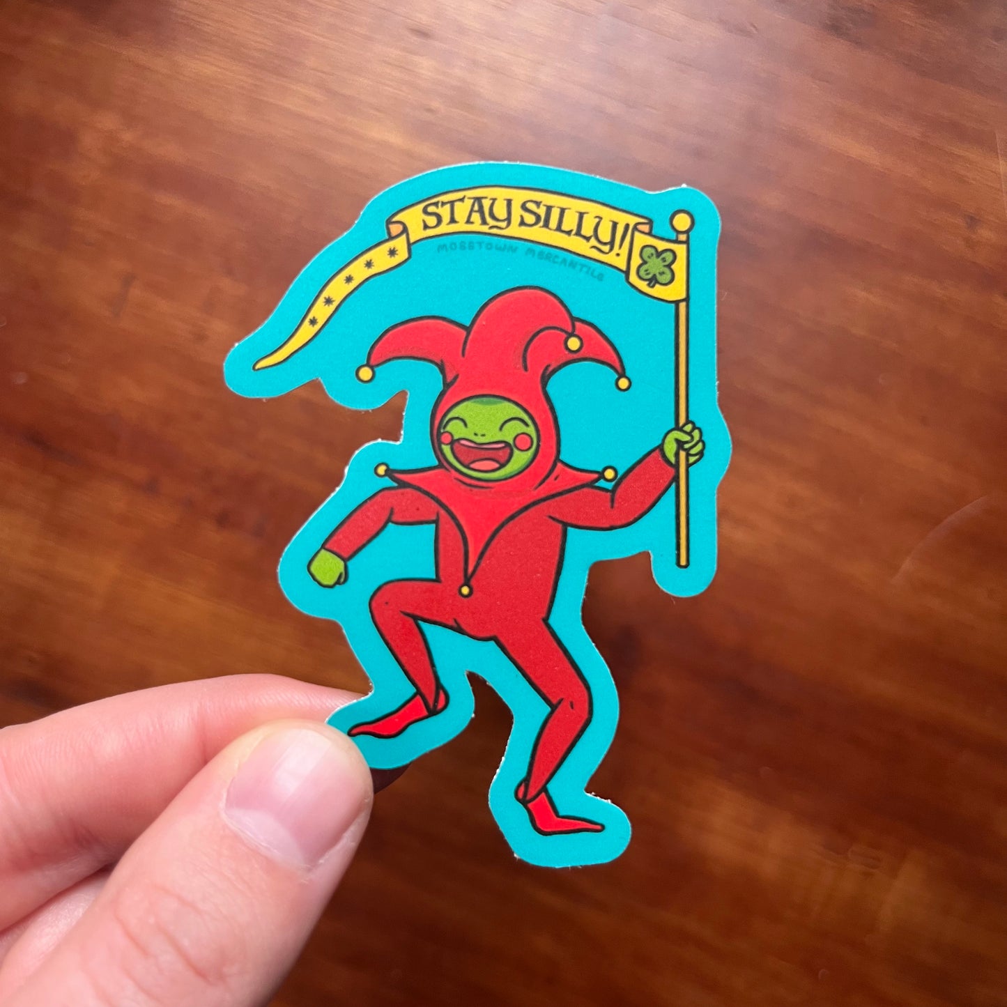 Frog Jester Sticker