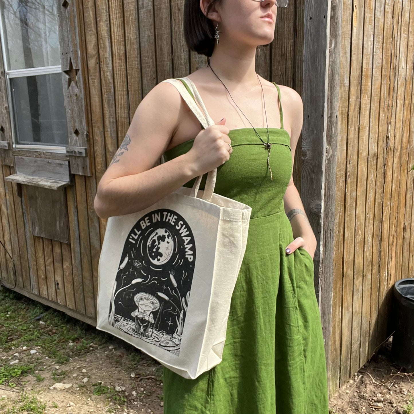 In the Swamp Tote Bag