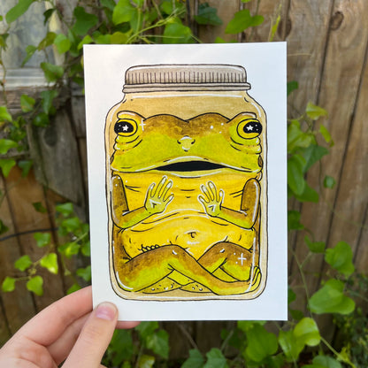 Bullfrog Art Print