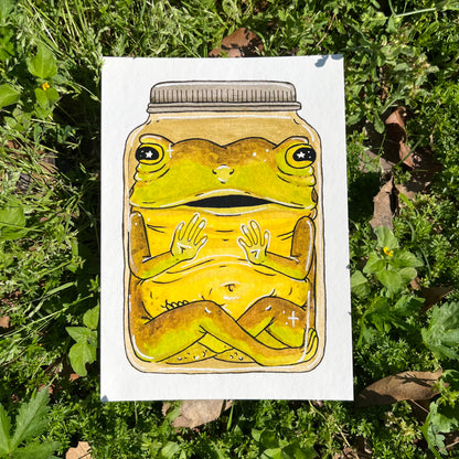 Bullfrog Art Print