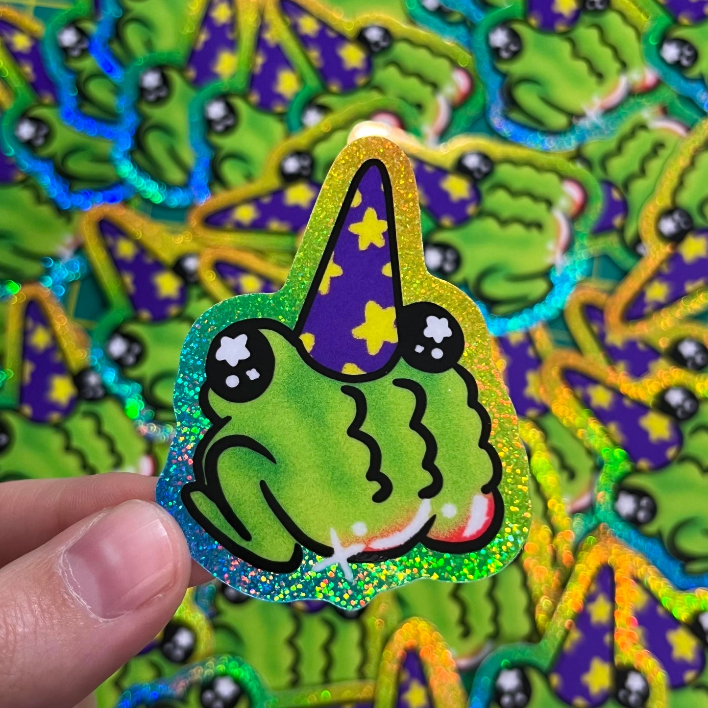 Wizard Frog Sticker