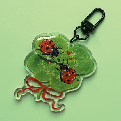 Lucky Charm Ladybug Keychain